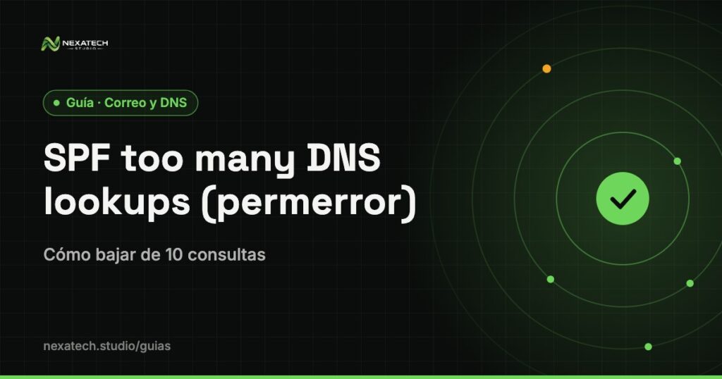 Spf too many dns lookups: SPF too many DNS lookups (permerror): cómo bajar de 10 consultas